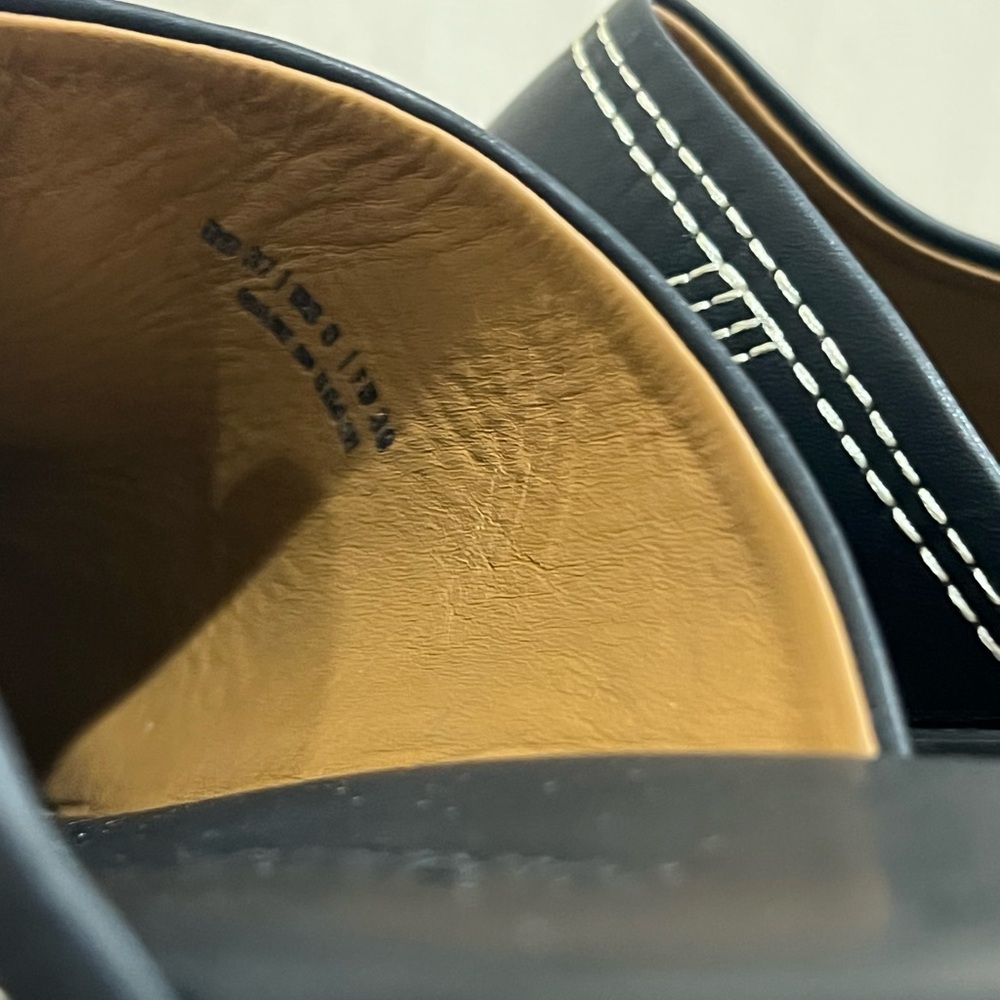 NEW FARM Rio Black Heart Clog Studded Platform Heels - Picture 8 of 12